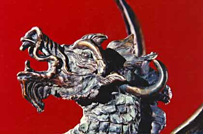 Detail of Bronze Dragon.