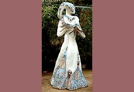 Gallery of sculptures created from cement.