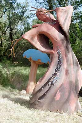 Druid with medium mushroom.